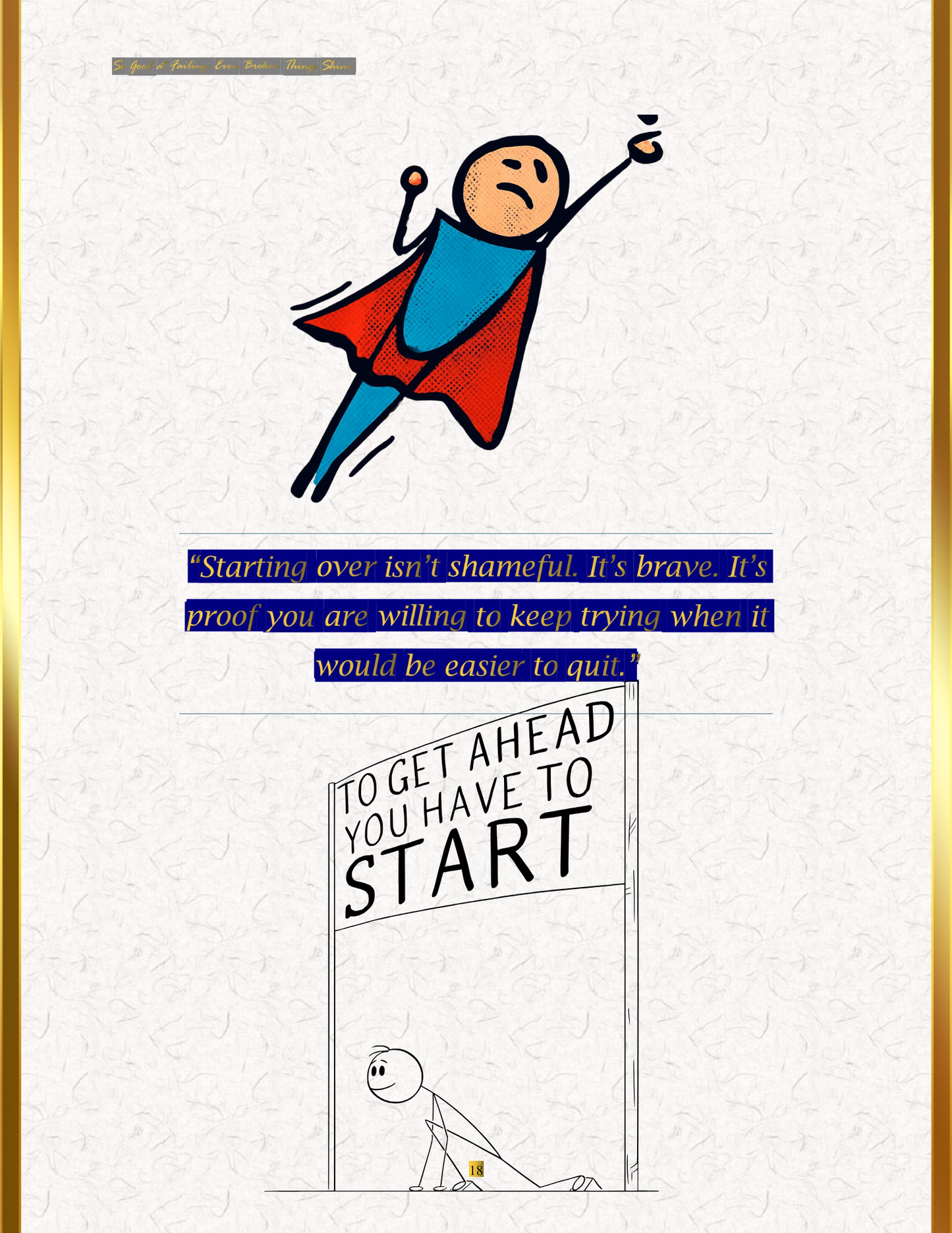 So Good At Failing: Even Broken ThingsShine (E-Book only)